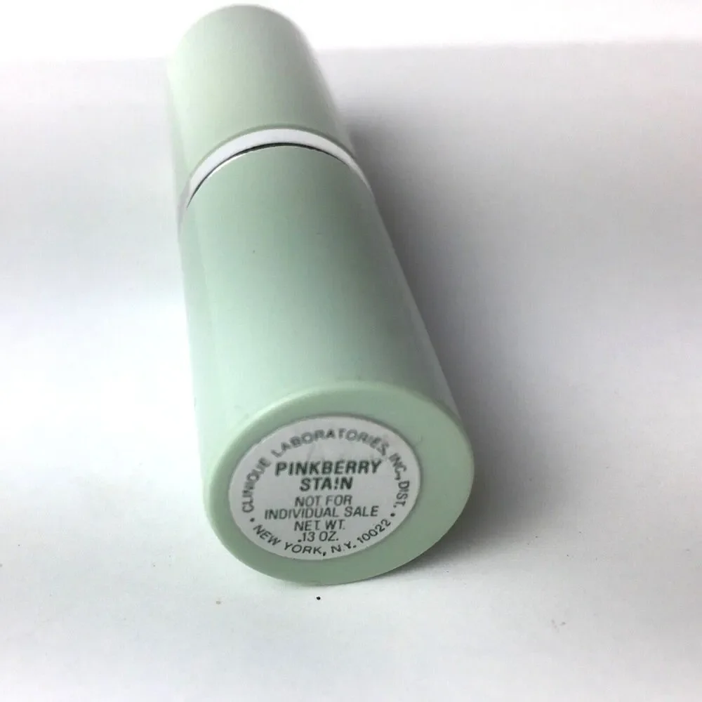 CLINIQUE Lipstick Pinkberry Stain NEW GWP Green Tube